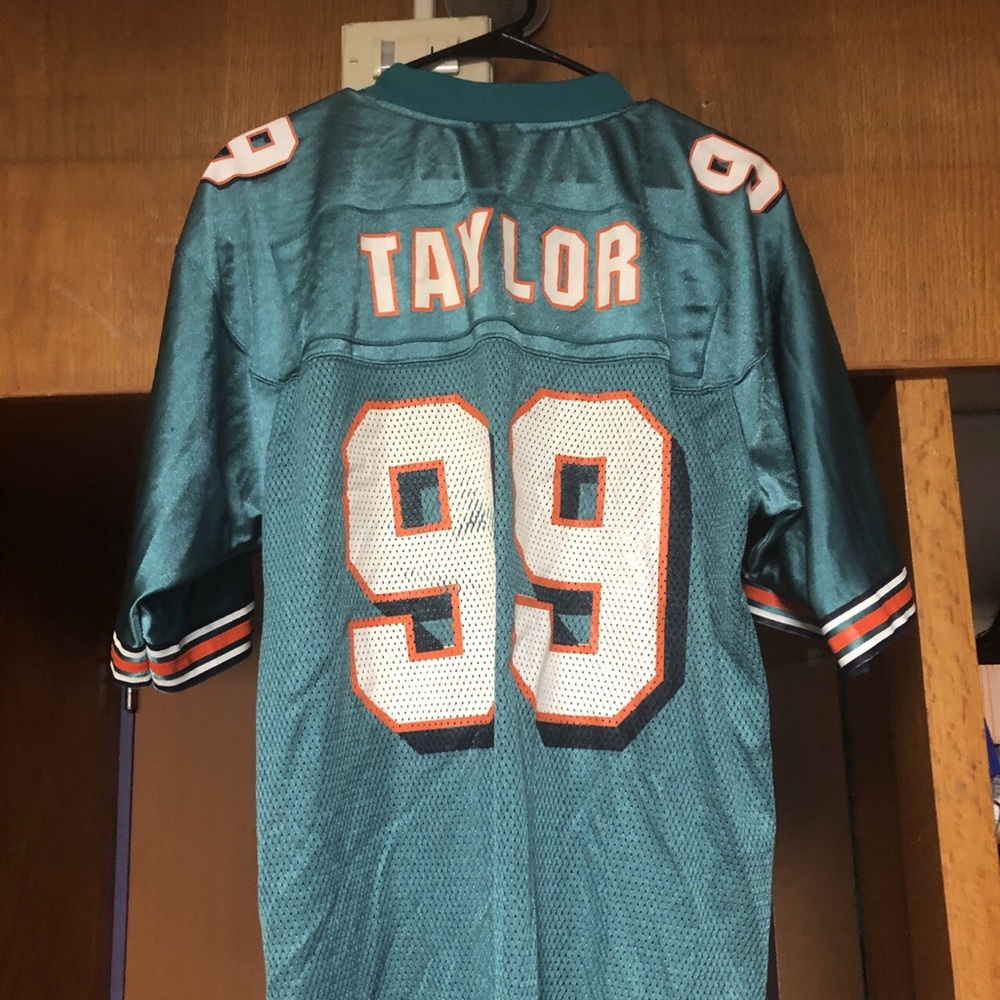 James Taylor Miami Dolphins Football Jersey - Picture 3 of 4